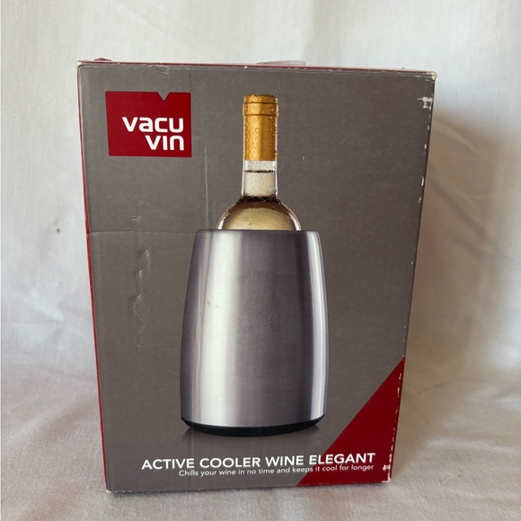 Vacu Vin Other - Vacu Vin Silver Wine Cooler in Box